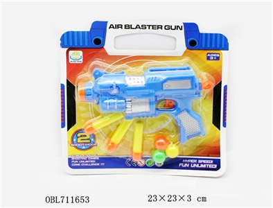 EVA plays table tennis with a gun - OBL711653