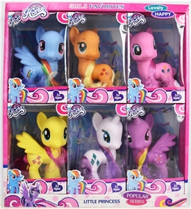 The pony bao li six boxes display box - OBL712128