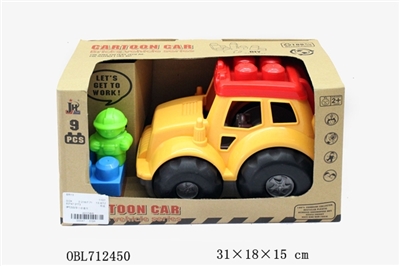 9 PCS puzzle small jeep - OBL712450