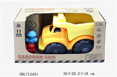 11 PCS puzzle blocks car - OBL712451