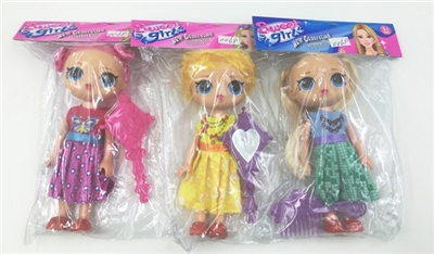 6 inch surprise doll with 4 conventional comb mirror - OBL712458