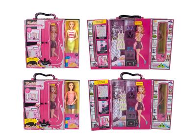 11.5-inch real cabbie doll with luxury wardrobe accessories - OBL712628