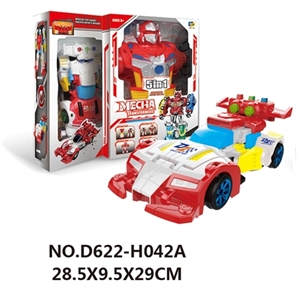 Mecha deformation With light music - OBL712967