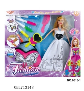 DIY can be painted a barbie - OBL713148