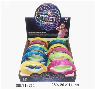 Crystal plastic magic ring of 12 PCS - OBL713211