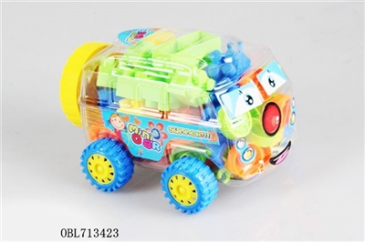 Mini bus multi-color combination weighing 65 grams (about 30 PCS) - OBL713423