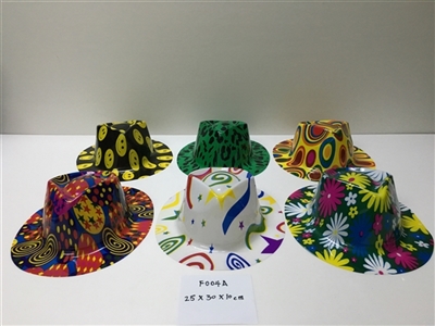 PVC cowboy hat (printed) - OBL713891