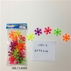 透明积木陀螺（24只装） - OBL714080