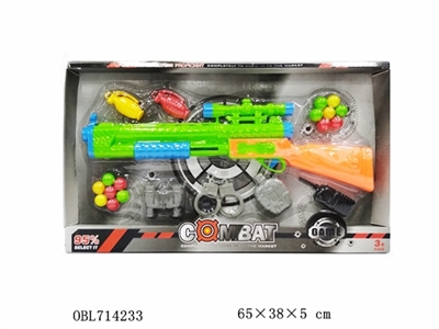 Solid color table tennis gun (telescope handcuffs pot of intercom grenades 14) - OBL714233