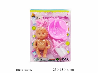 Small cartoon figures with tableware - OBL714255