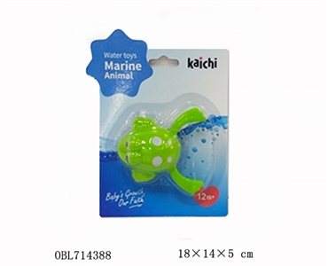 Chain on the bathroom frog swimming - OBL714388