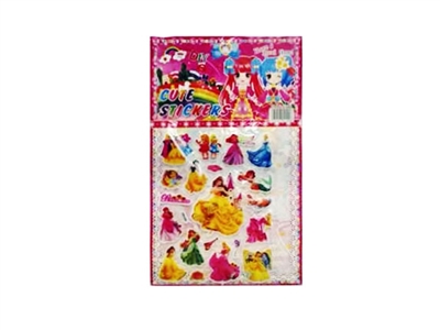 The princess bubble stickers - OBL714838