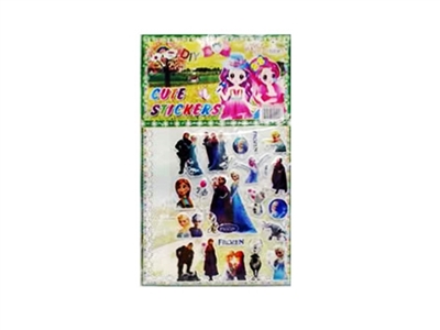 Ice and snow country bubble stickers - OBL714841