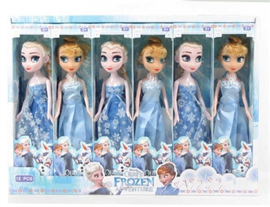 The third generation of 9 inches of solid body show box two ice princess 12 pack - OBL715000