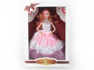 High gear box of 11.5 inch 12 joint real princess wedding dress barbie bigfoot big hands - OBL715024