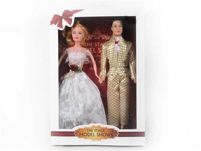 Her marriage ceremony box 11 inches and a half barbie solid body with eleven inches man 2 assortment - OBL715025
