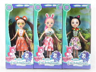 高档10寸实身美少女巡逻队特战队四款混装 - OBL715044