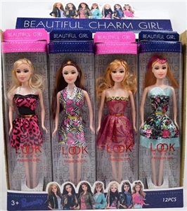 11.5 -inch fashion show box of 12 dress - OBL715052