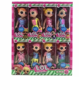 The second generation of surprise baby 6 inch solid body eight 16 PCS assortments - OBL715053