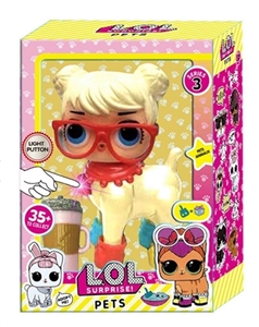 High quality of the third generation 6 inch light plastic body evade glue head surprise doll with si - OBL715113