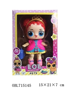 High quality of the third generation 6 inch light plastic body evade glue head surprise doll with si - OBL715145