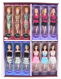 11.5 inch solid body barbie show box 24 PCS - OBL715224