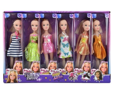 9 inches empty handed barbie display box of 12 PCS - OBL715232