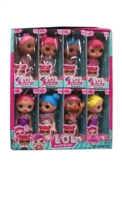 The second generation of surprise baby 6 inch solid body eight 16 PCS assortments - OBL715235