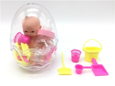 High-grade green eggs with 6 inch evade glue dolls bottles clean suits - OBL715236