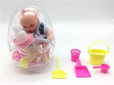 High-grade green eggs with 6 inch evade glue dolls bottles clean suits - OBL715242