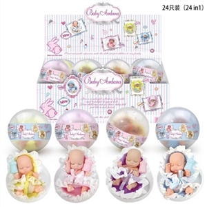 Environmental protection PVC ball eggs 12 cm long sleep evade glue Eva bottle 24 PCS - OBL715255