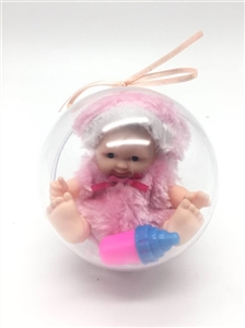 Environmental protection PVC ball eggs 12 cm evade glue 3 d plush really eyes baby bottles - OBL715260