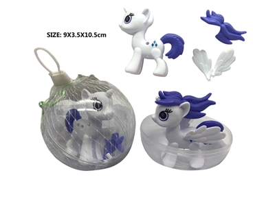 High-grade PVC environmental protection 10 cm plastic ball eggs assembled Ma Baoli three conventiona - OBL715301