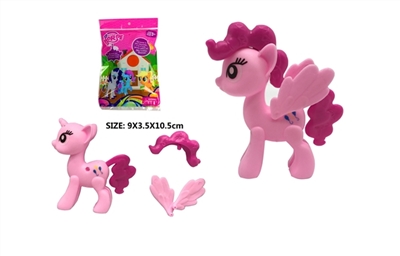 Color bag plastic assembled Ma Baoli hair wings can be arbitrary collocation - OBL715304