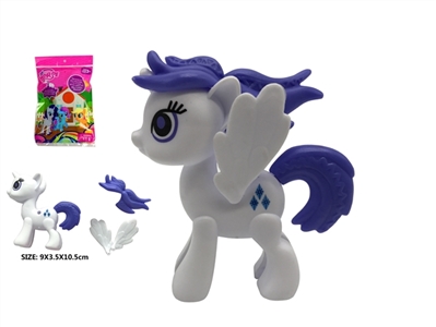 Color bag plastic assembled Ma Baoli hair wings can be arbitrary collocation - OBL715306