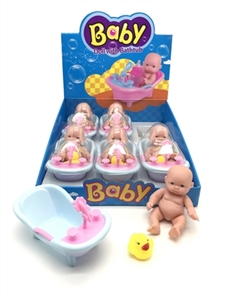 5.5 -inch evade glue expression doll with evade glue water duck PVC cover pool bathroom conventional - OBL715319