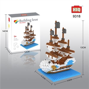 White as whales, pirate ship 410 pieces - OBL715678