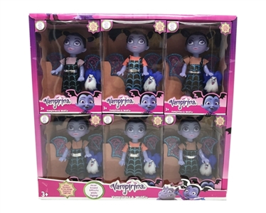 Six inches vampire with a pet dog show box of 6 PCS - OBL715867