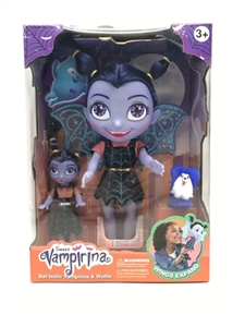 10 inch vampire and 6 inch vampire with a pet dog - OBL715869