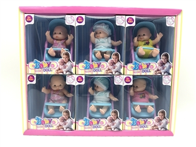 Six inches lovely expression Eva display box of 6 PCS - OBL715894