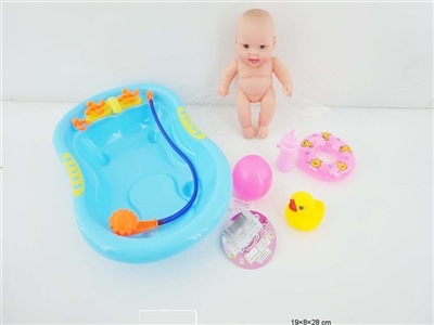6 inches of evade glue expression with Eva bath swimming ring bottle with small ducks - OBL715928