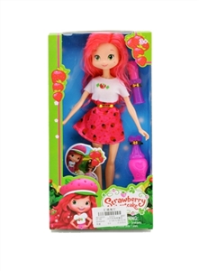 10 inch solid body strawberry doll - OBL716137