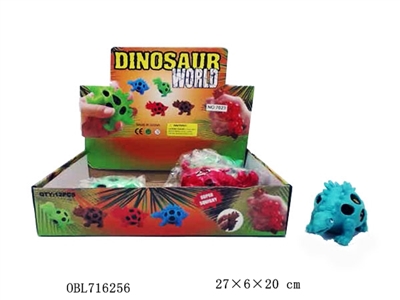 12只多款恐龙发泄球 - OBL716256