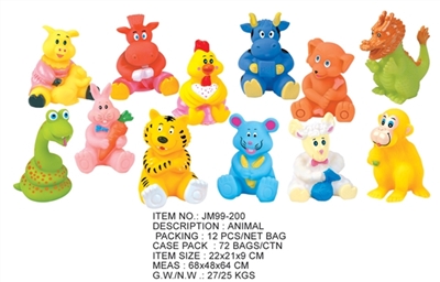 12生肖搪胶动物 - OBL716344