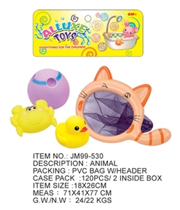 3只搪胶动物+网捞 - OBL716351