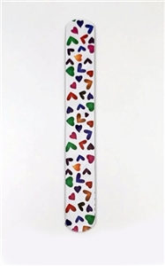 Only 1 bag of small circle clap peach heart design - OBL716482