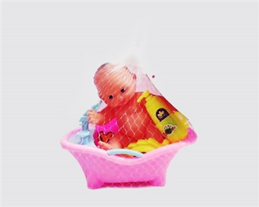 搪胶娃娃浴缸洗澡套装 - OBL716515