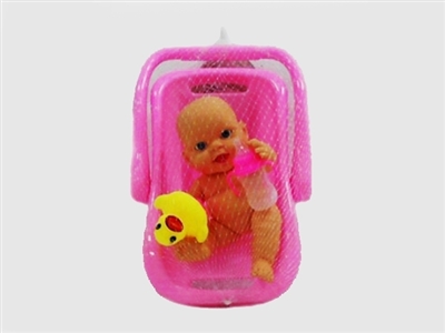 搪胶娃娃大婴儿提篮套装 - OBL716529