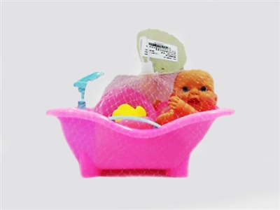 搪胶娃娃高档浴缸套装 - OBL716530