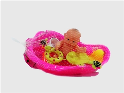 搪胶娃娃龟池浴盆套装 - OBL716552